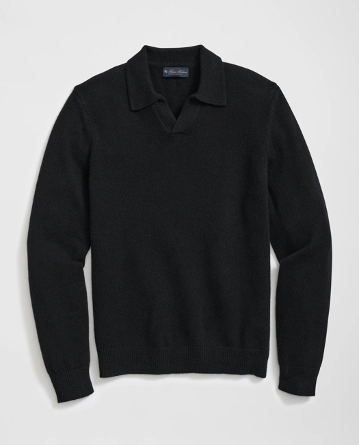 3-Ply Cashmere Jonny Collar Polo Sweater