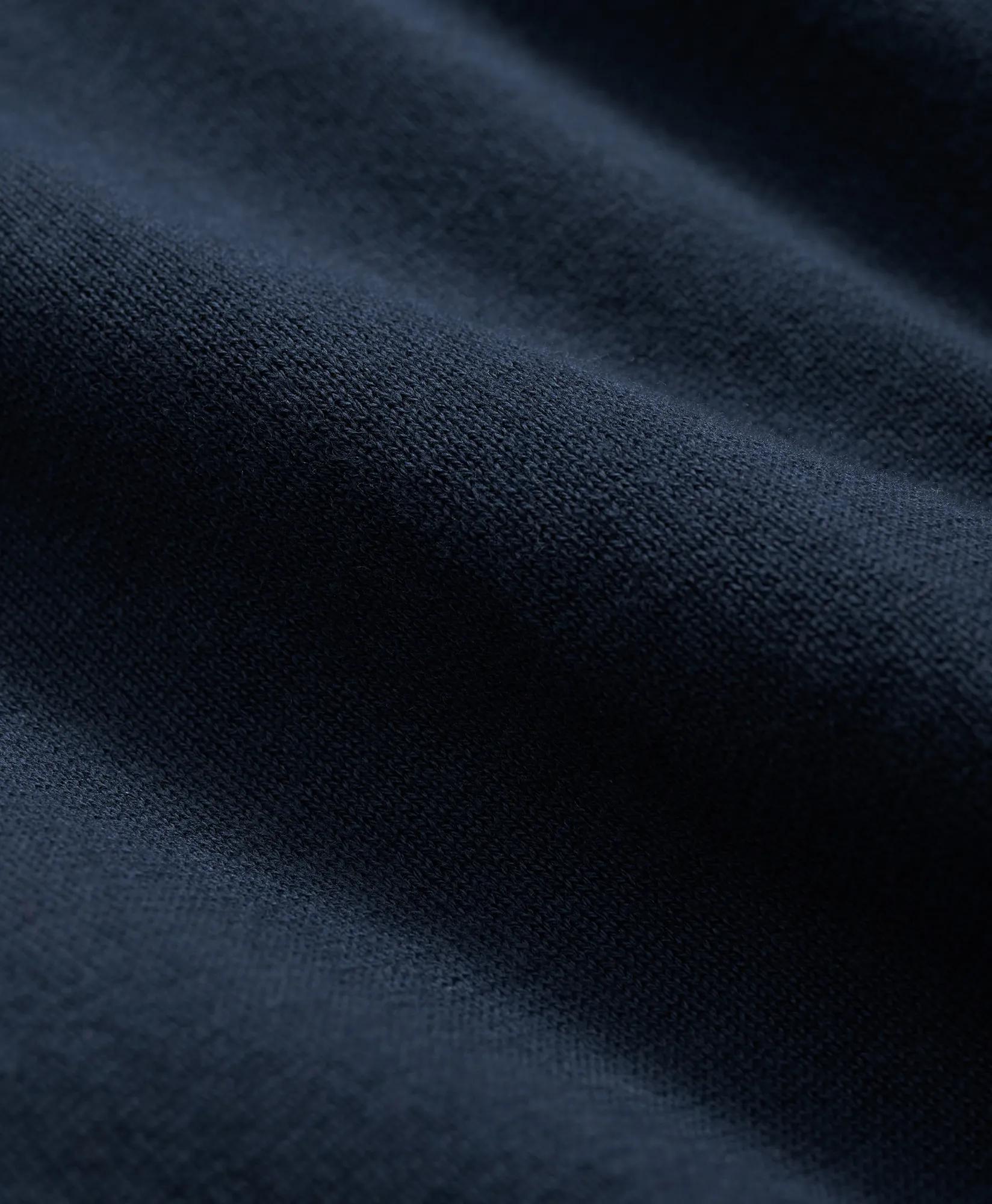 Tennis Motif Sweater in Supima Cotton