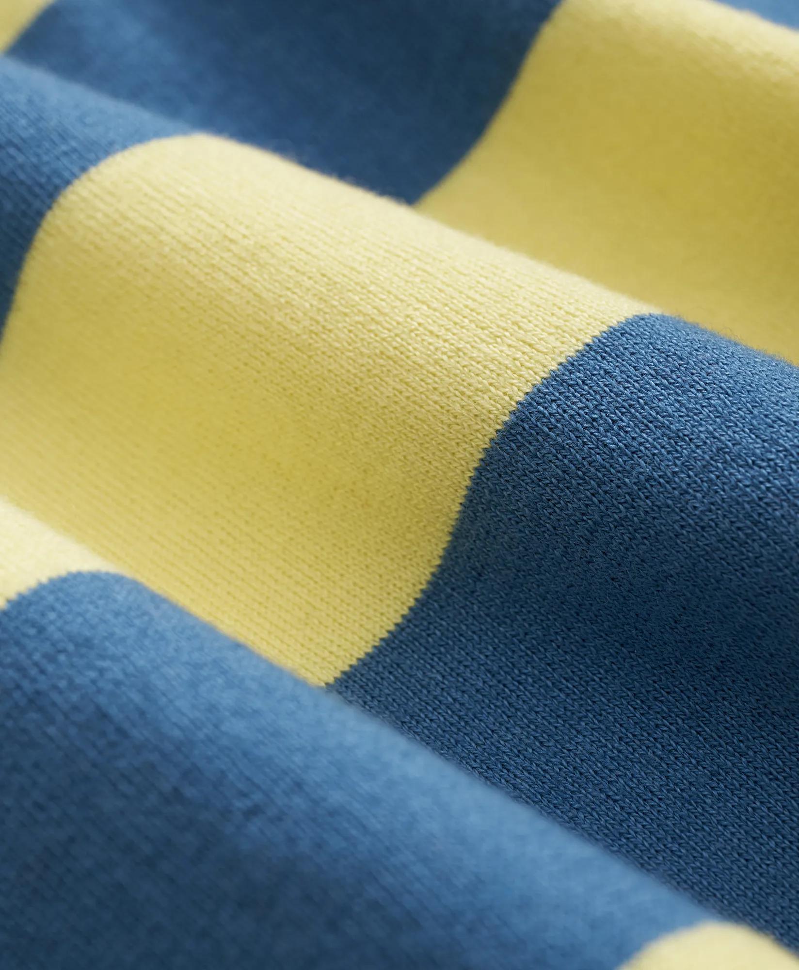 Rugby Stripe Sweater in Pima Cotton - Blue Multi
