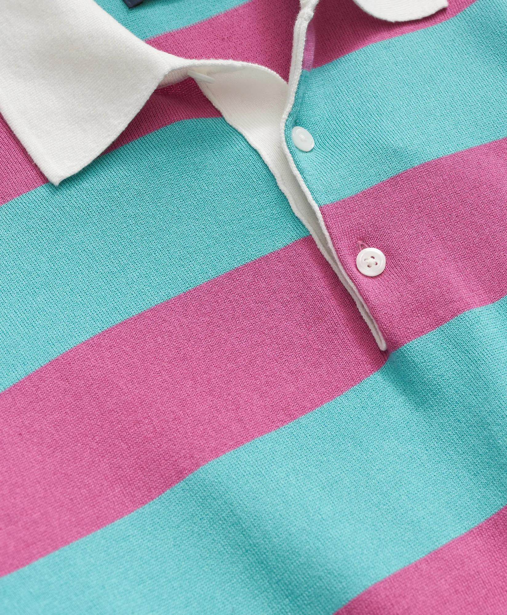 Rugby Stripe Sweater in Pima Cotton
