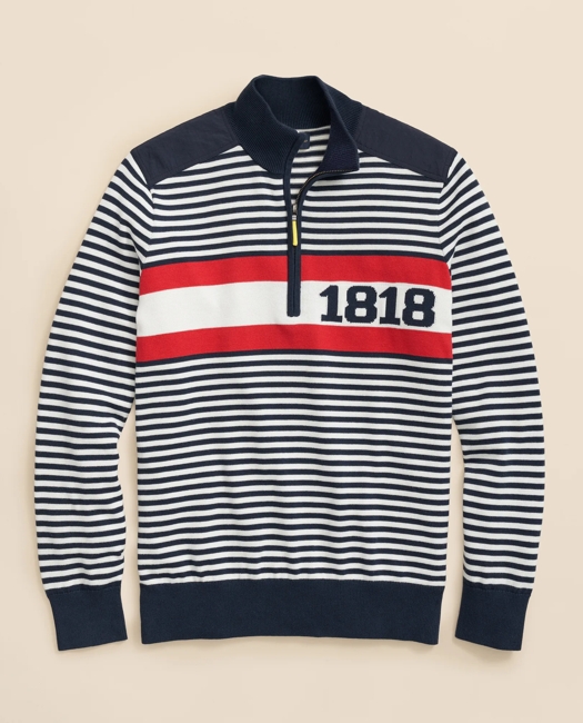 1818 Half-Zip Sweater in Supima Cotton