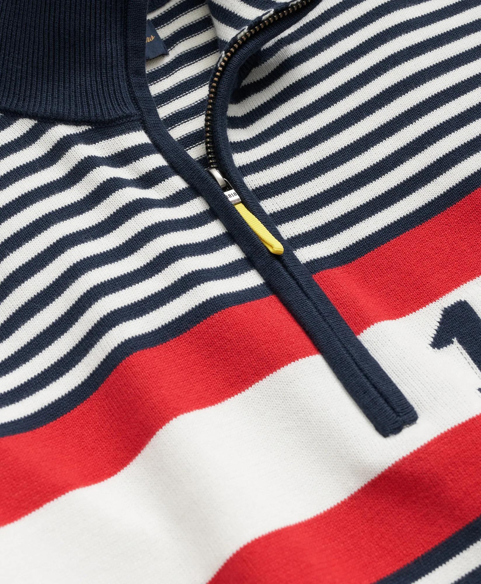 1818 Half-Zip Sweater in Supima Cotton