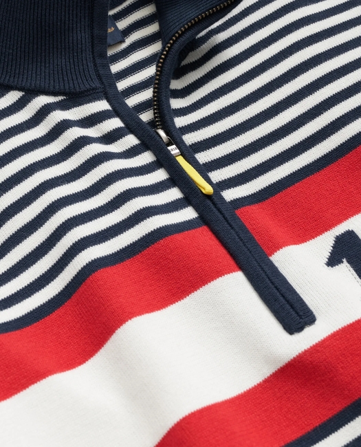 1818 Half-Zip Sweater in Supima Cotton