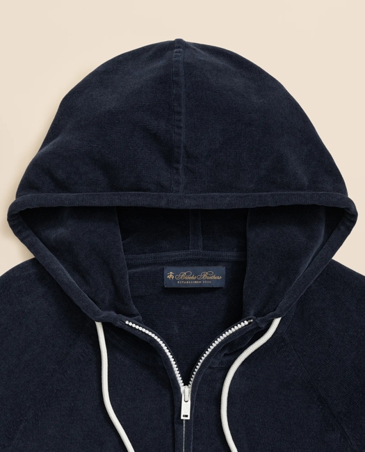 Archive Full-Zip Hoodie Sweater in Cotton