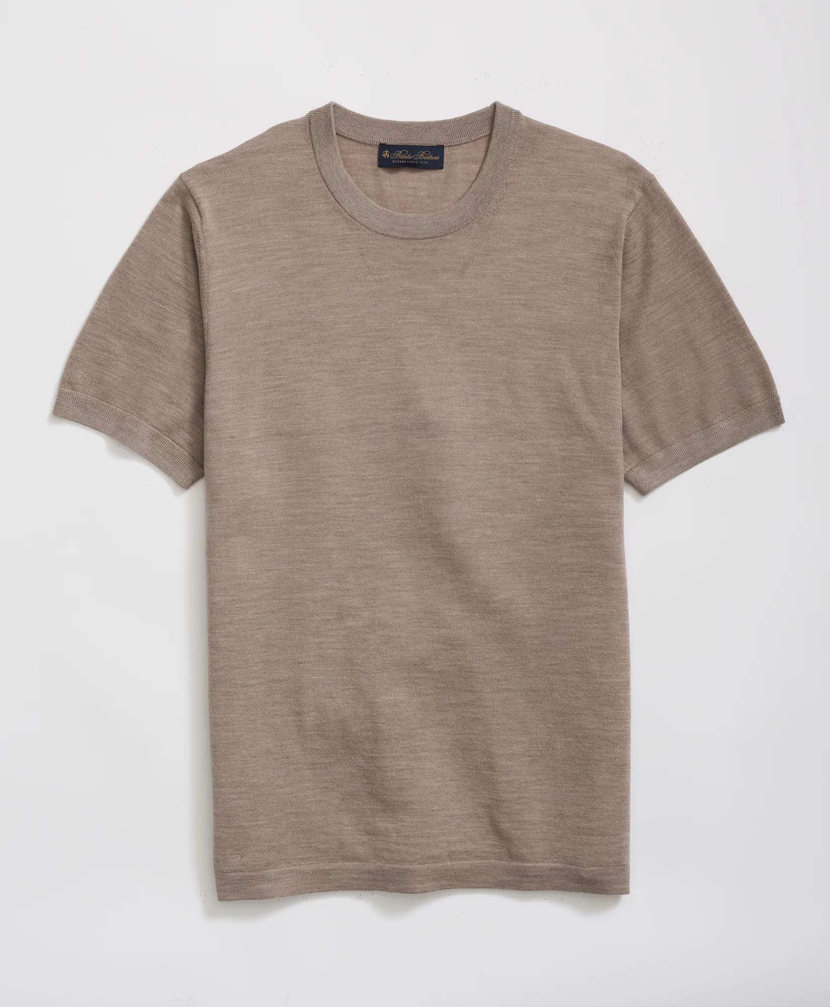 Lightweight Luxe All-Season Sweater, Short Sleeve Crewneck