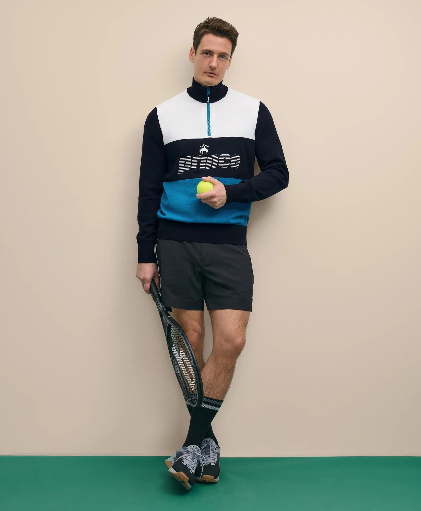 X Prince Long-Sleeve Half-Zip Sweater