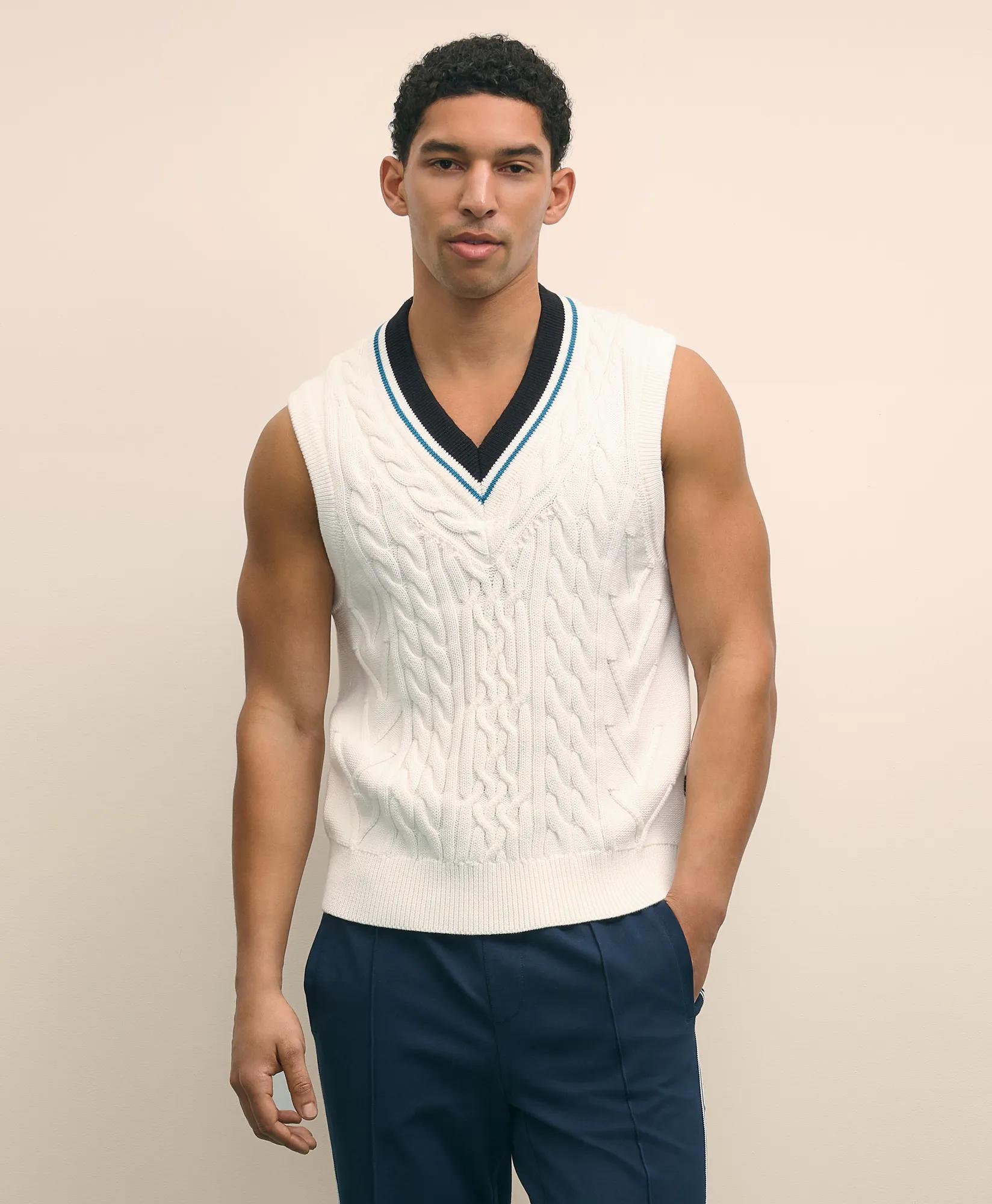 X Prince Cotton Tennis Sweater Vest