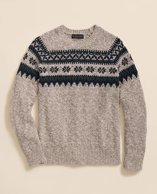 Cotton Fair Isle Sweater