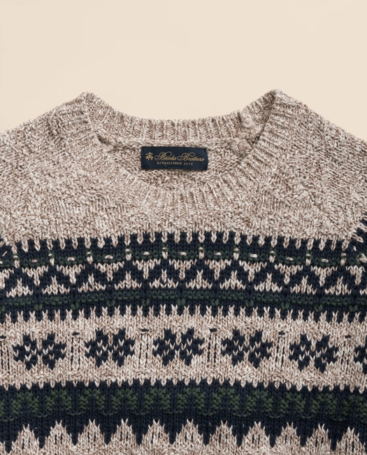 Cotton Fair Isle Sweater