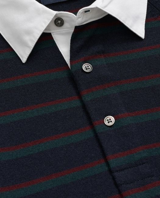 Merino Wool Rugby Sweater