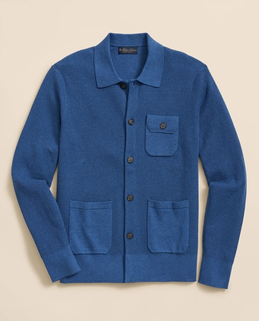 Supima Cotton Chore Coat Sweater