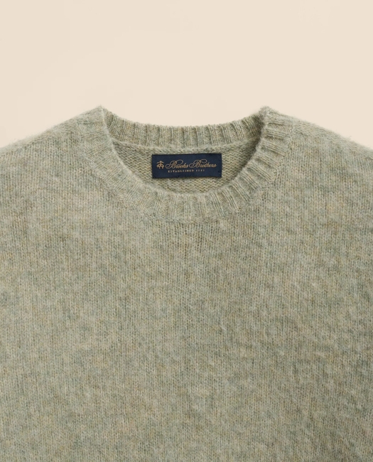 Brushed Wool Crewneck Sweater