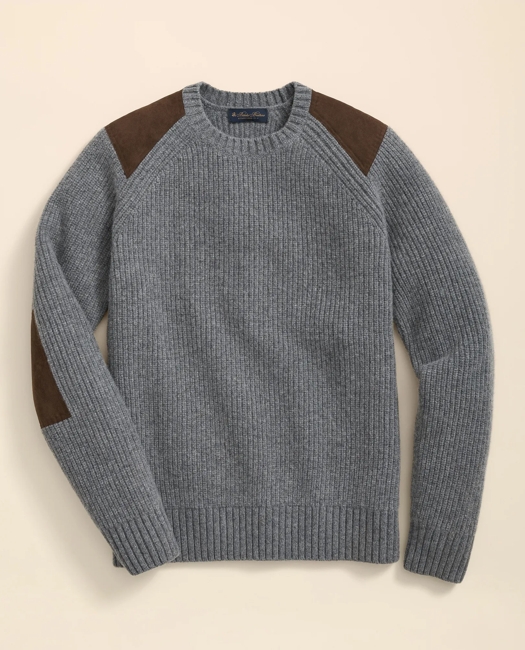 Lambswool Military Sweater