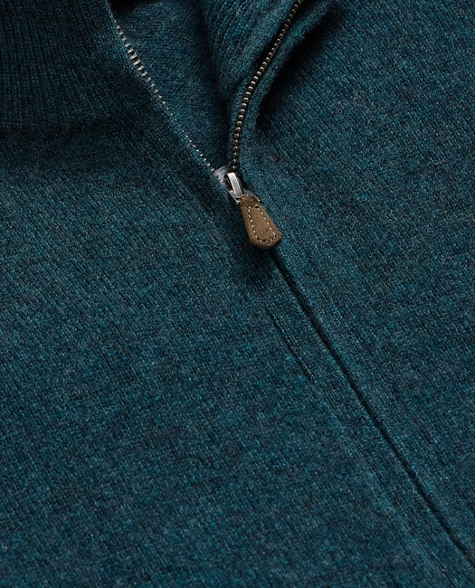 3-Ply Cashmere Full-Zip Cardigan Sweater