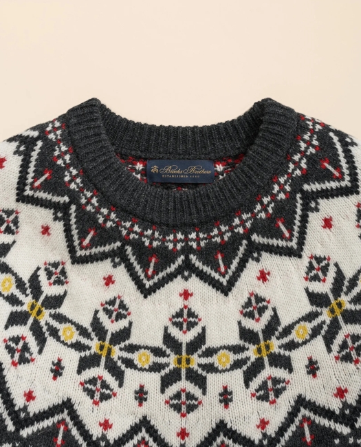 Merino Wool Archive Fair Isle Sweater
