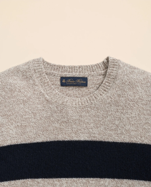 Wool Ragg Stripe Sweater