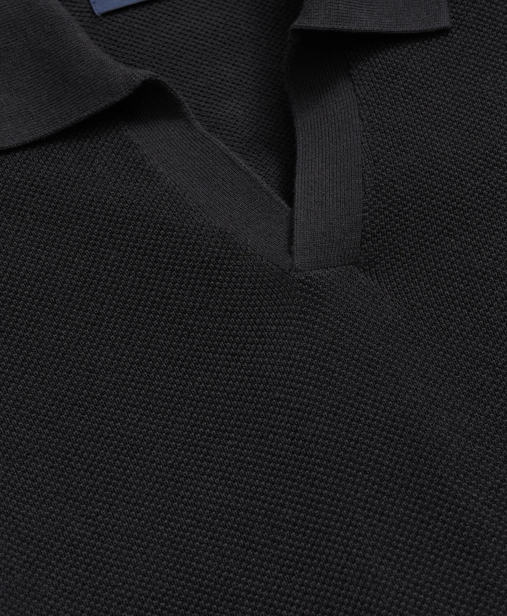 Supima Cotton Johnny Collar Sweater