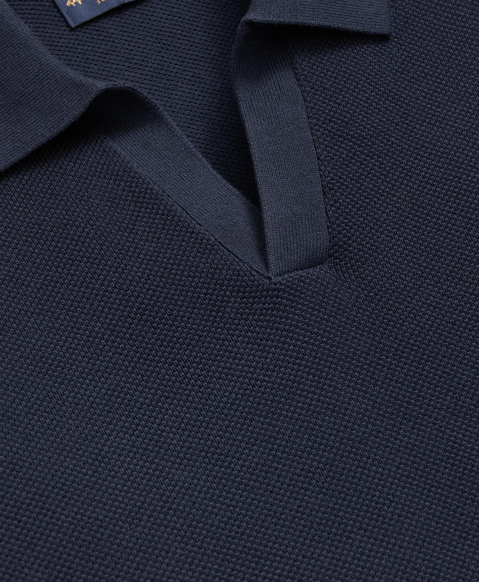 Supima Cotton Johnny Collar Sweater