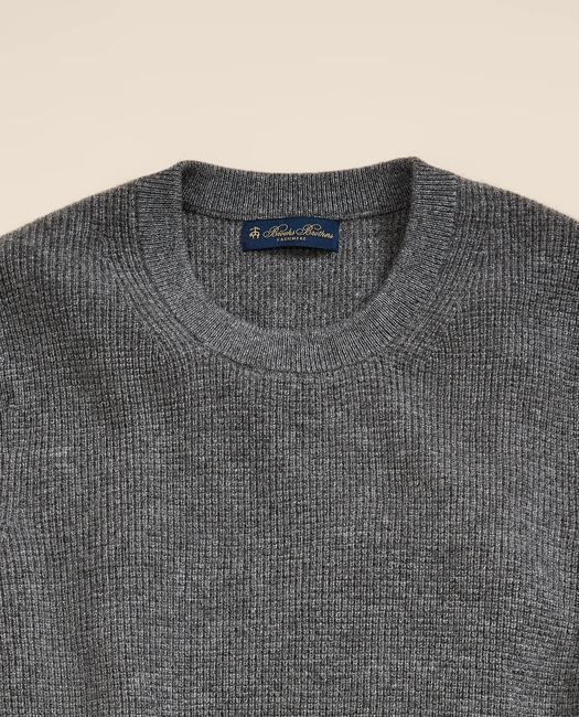 Cashmere Waffle-Knit Sweater