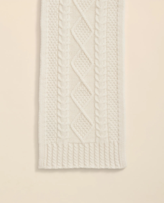 Aran Cable Knit Scarf