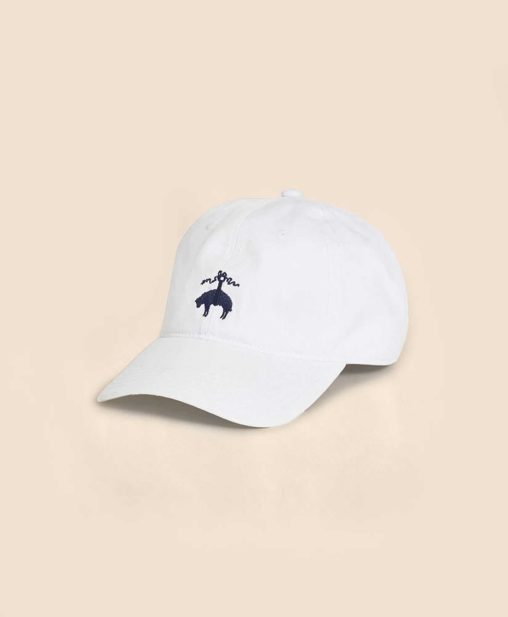 Cotton Logo Baseball Hat - White