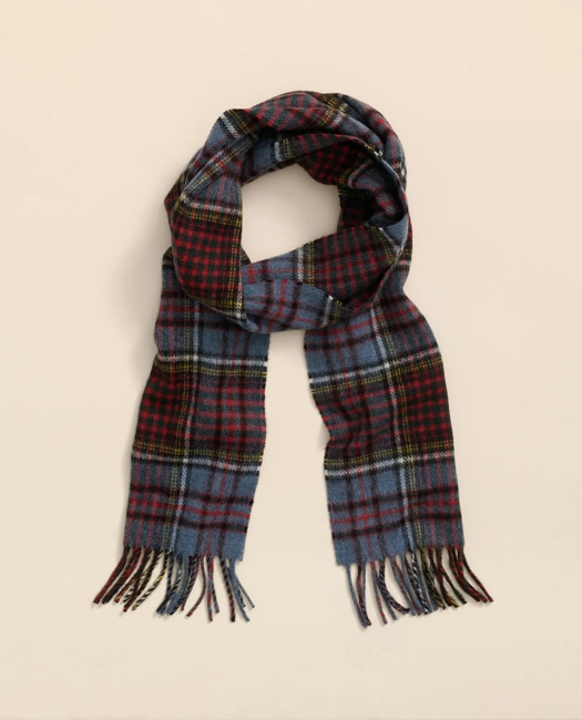 Merino Wool Tartan Scarf