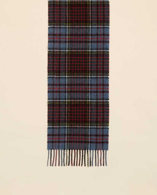 Merino Wool Tartan Scarf
