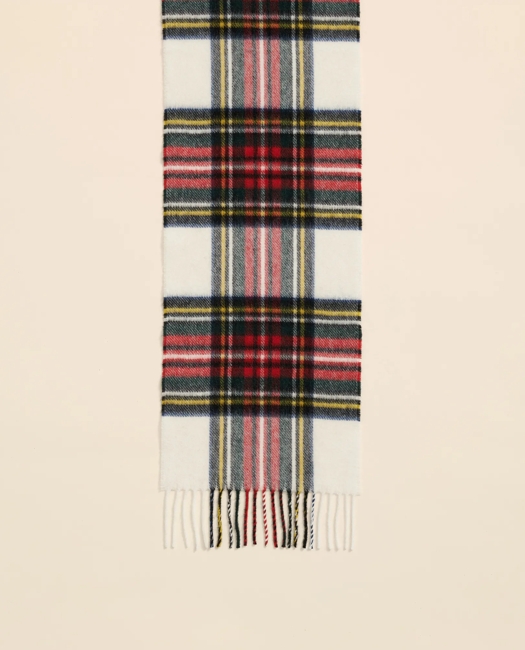 Merino Wool Tartan Scarf