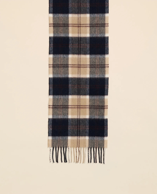 Merino Wool Tartan Scarf