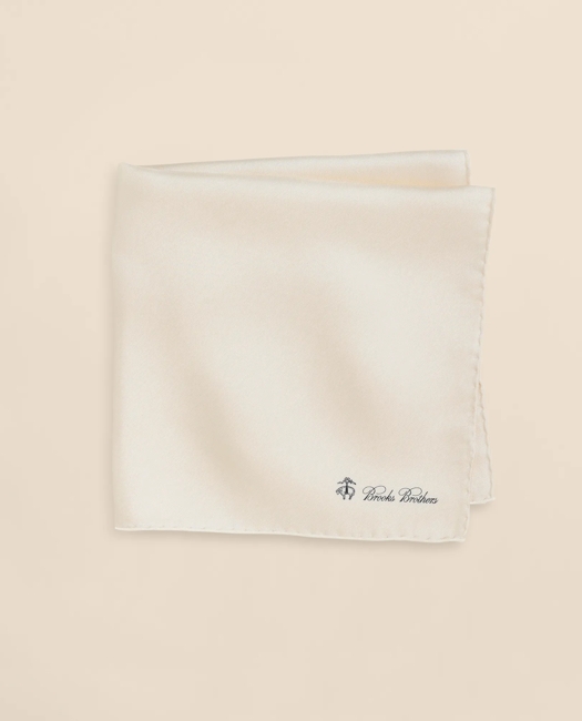 Silk Pocket Square - Ivory
