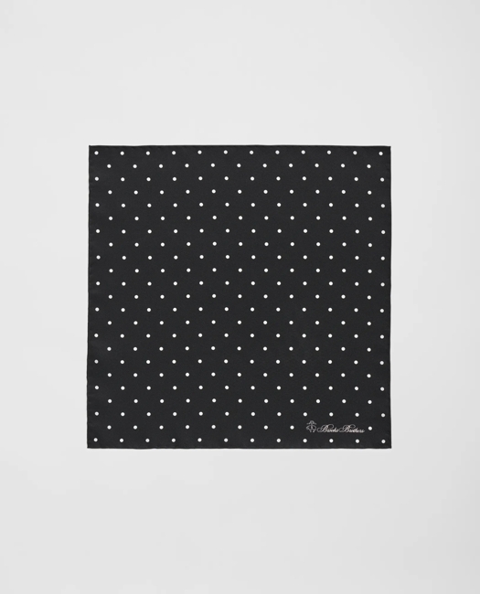 Small Dot Silk Pocket Square Tie