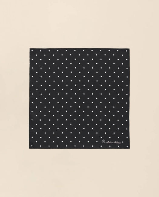 Small Dot Silk Pocket Square Tie