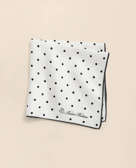 Small Dot Silk Pocket Square Tie