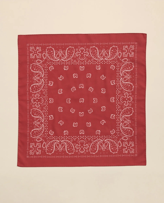 Cotton Bandana Print Neckerchief Tie