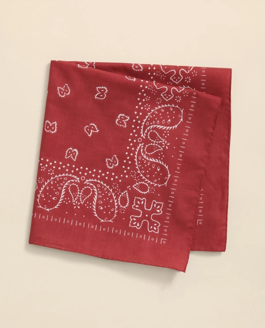 Cotton Bandana Print Neckerchief Tie