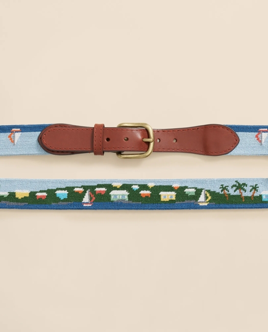 Smathers & Branson Needlepoint Bermuda Belt