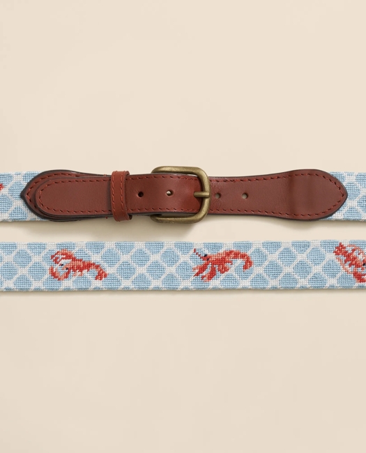 Smathers & Branson Needlepoint Lobster Belt