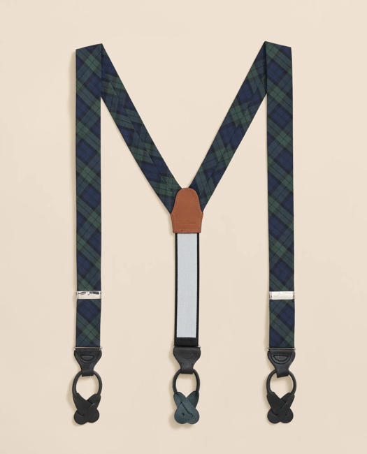 Black Watch Tartan Suspenders