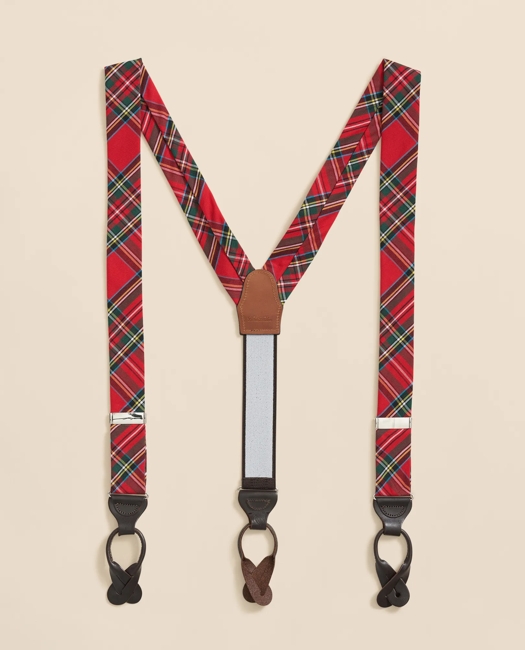 Royal Stewart Tartan Suspenders
