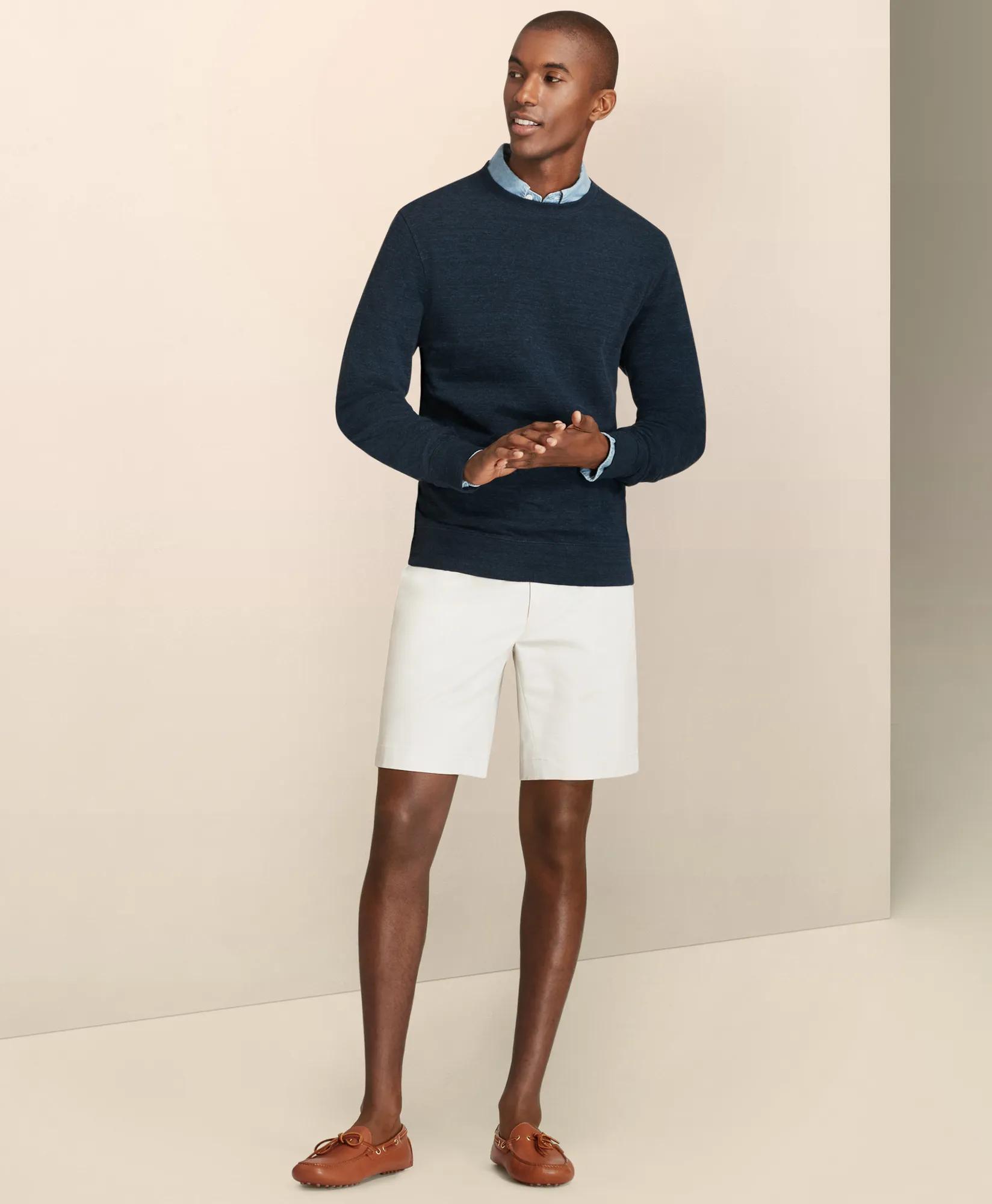 9" Flat Front Stretch Advantage Chino Shorts