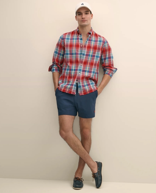 5" Stretch Swim Trunks