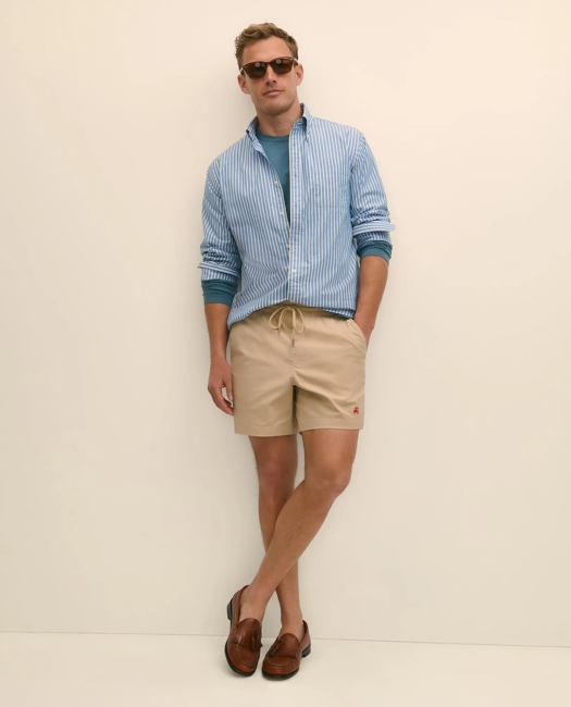 The 6" Friday Drawstring Shorts - Dark Beige