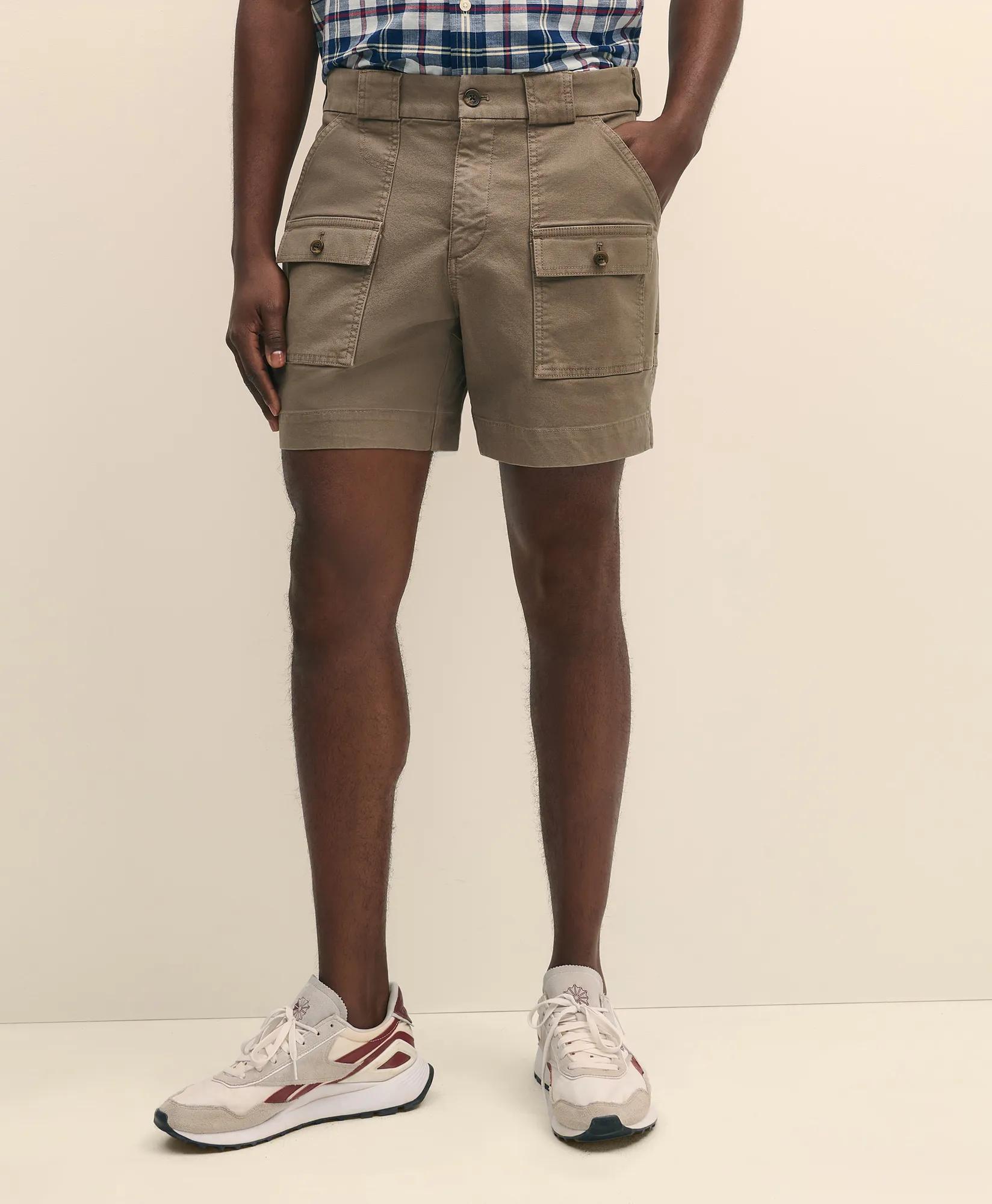 6.5" Cotton Canvas Camp Shorts