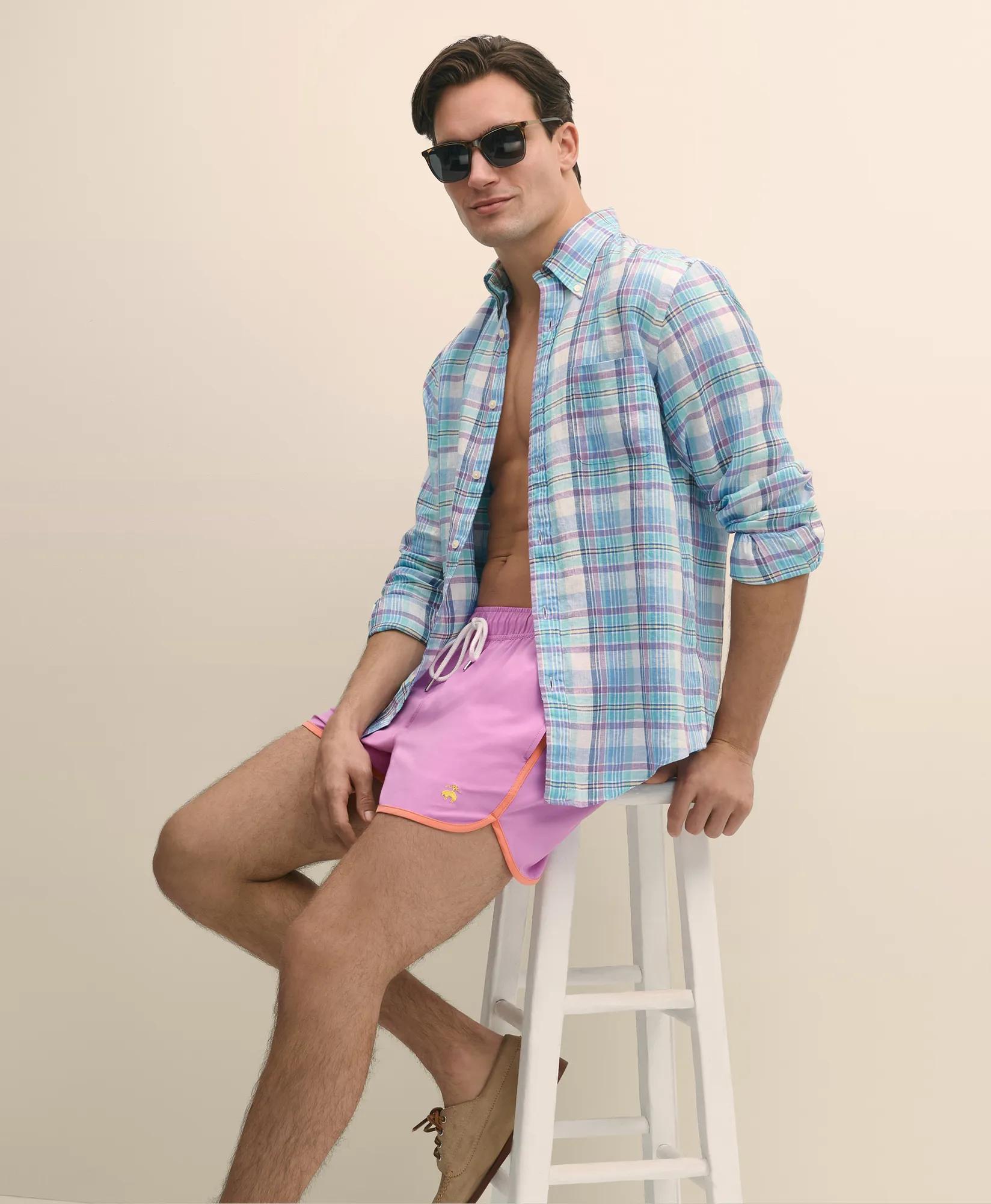 3.5" Montauk Swim Trunks - Medium Purple