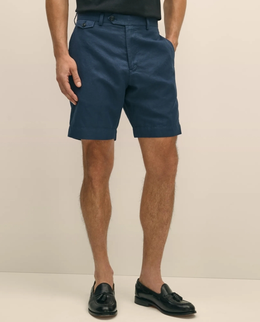 9" Linen Cotton Shorts