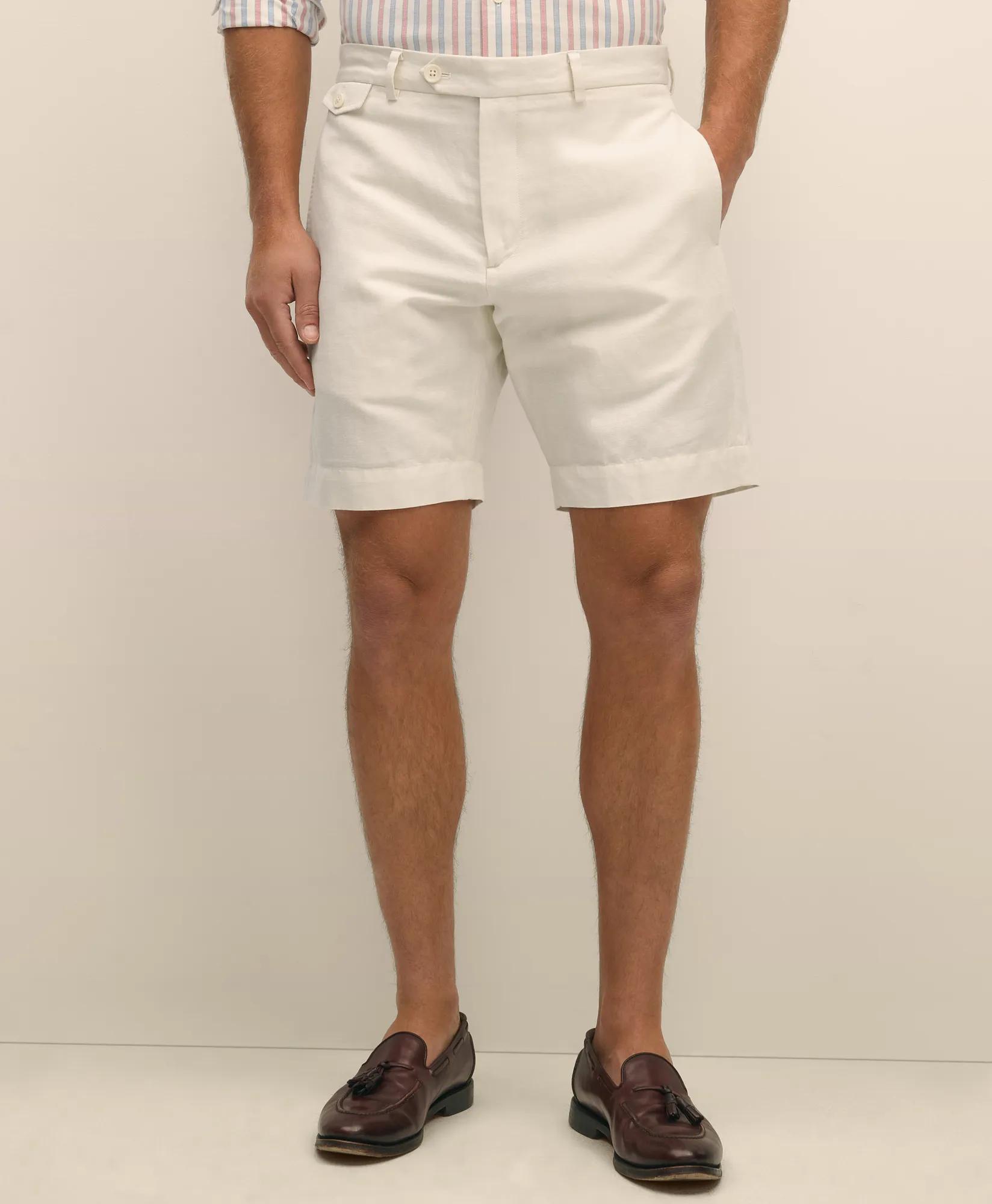 9" Linen Cotton Shorts