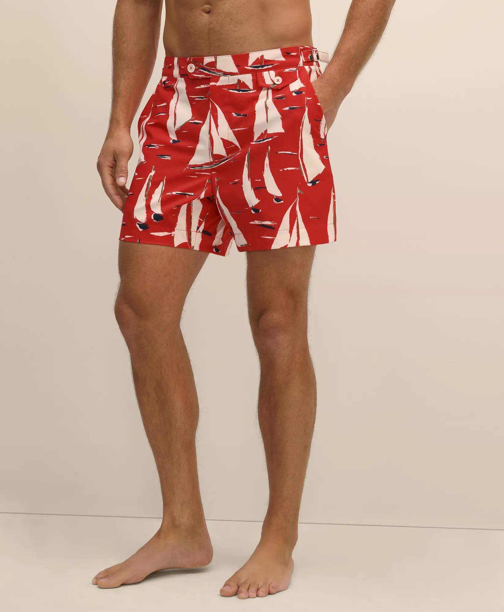 5" Newport Sailing Swim Trunks