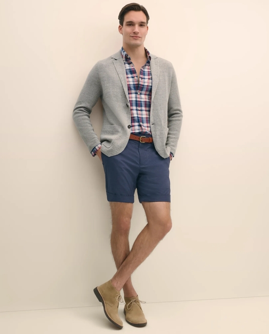 9" Cotton Summer Flannel Shorts