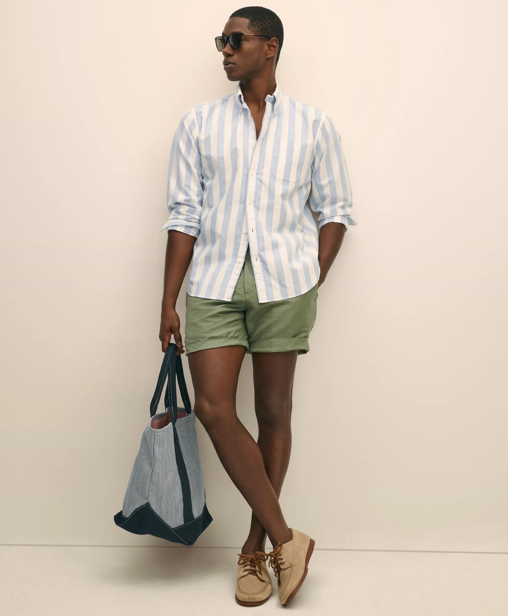 7" Linen Cotton Shorts