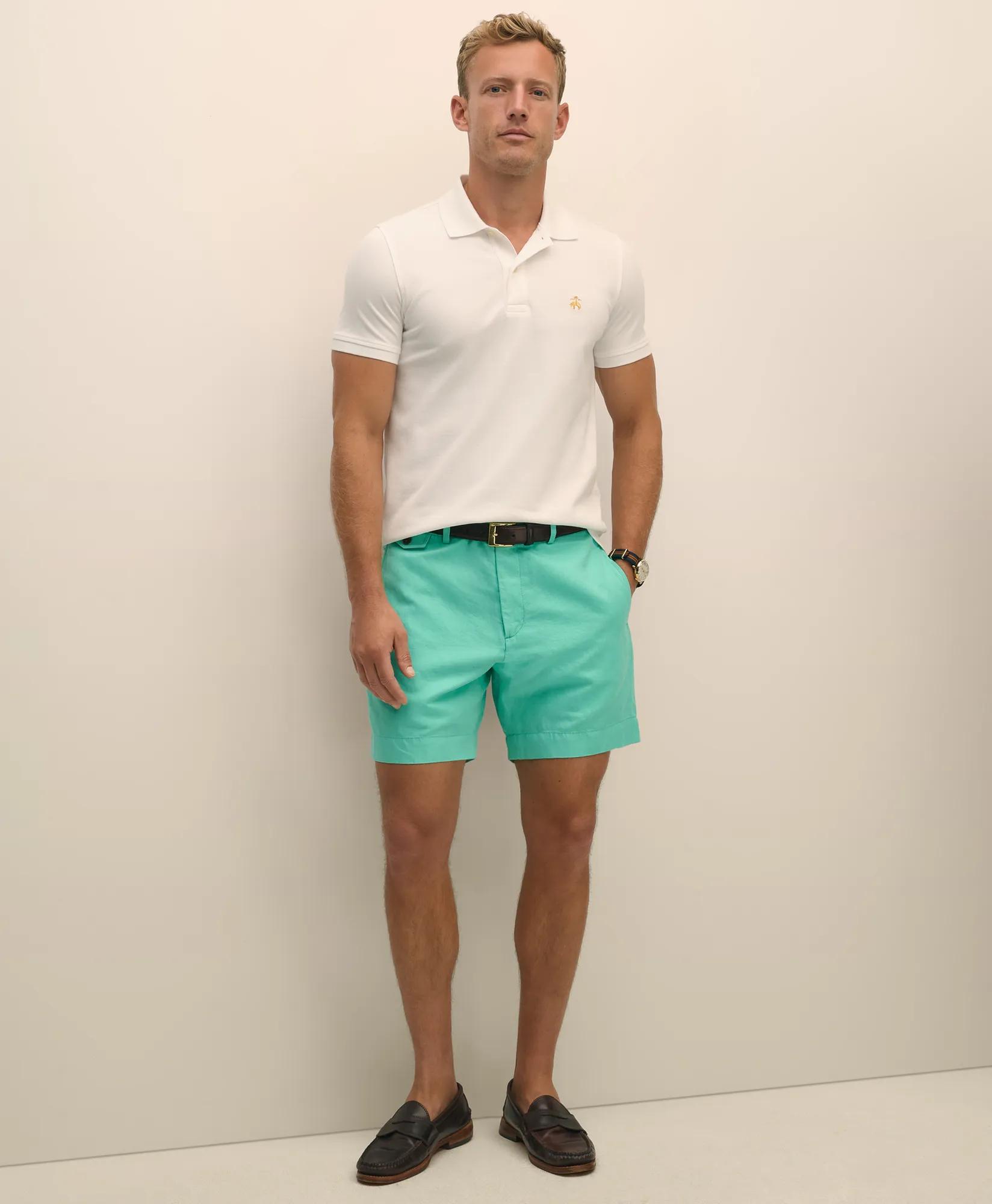 7" Linen Cotton Shorts